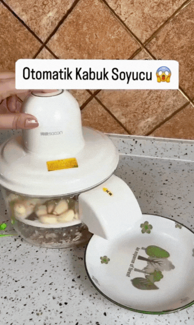 Kablosuz Konfor: Soymatik™ Akıllı Soyma Makinesi İle Şarjlı Mutfak Teknolojisini Keşfedin